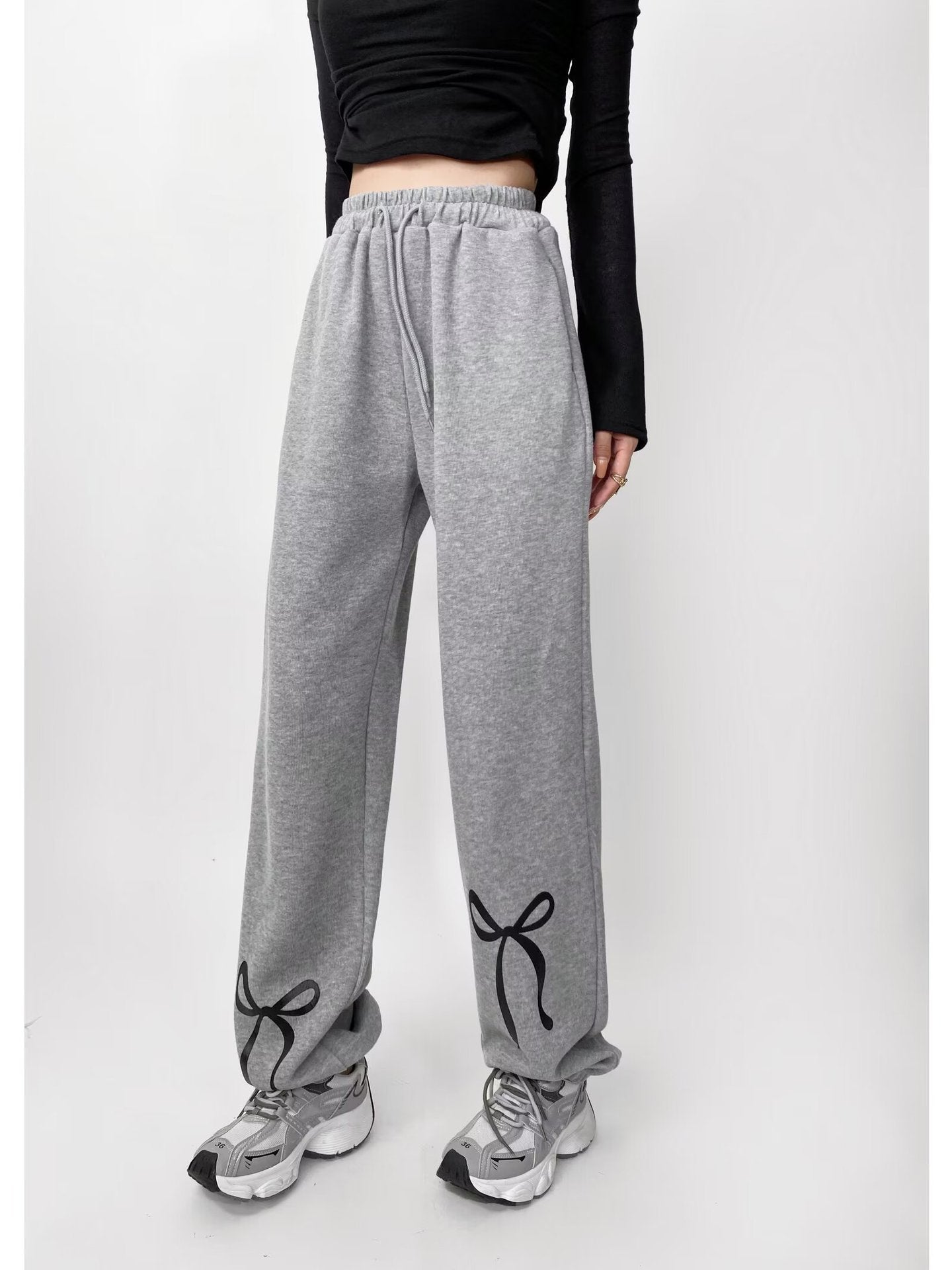 Bow Print Sport Leggings