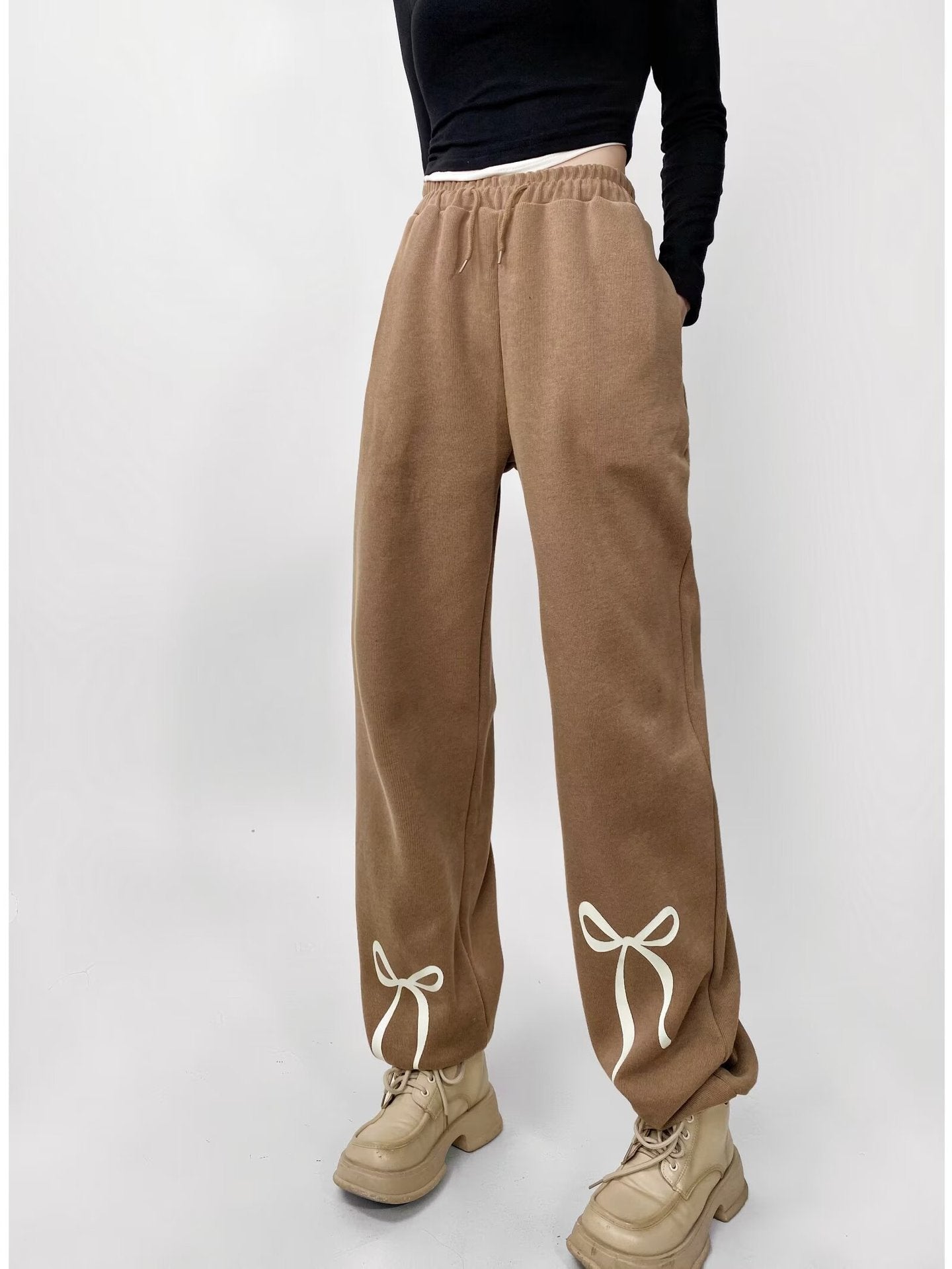 Bow Print Sport Leggings