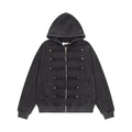 Napoleon's court hooded cardigan sweatshirt jacket