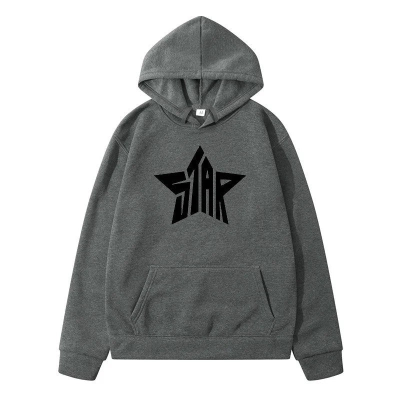 STAR Men's Sport Hoodie Casual Y2K Sweatshirt