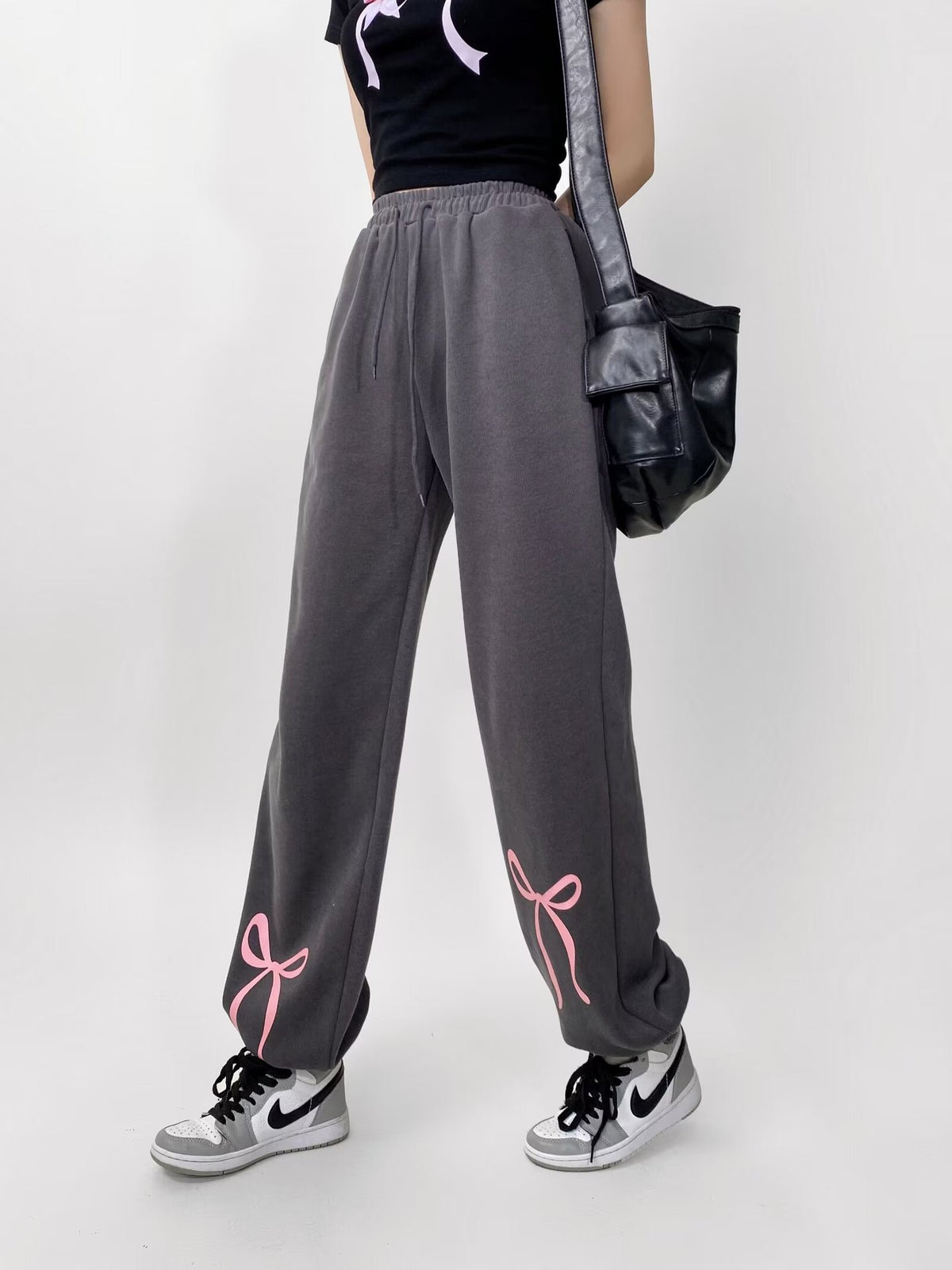 Bow Print Sport Leggings