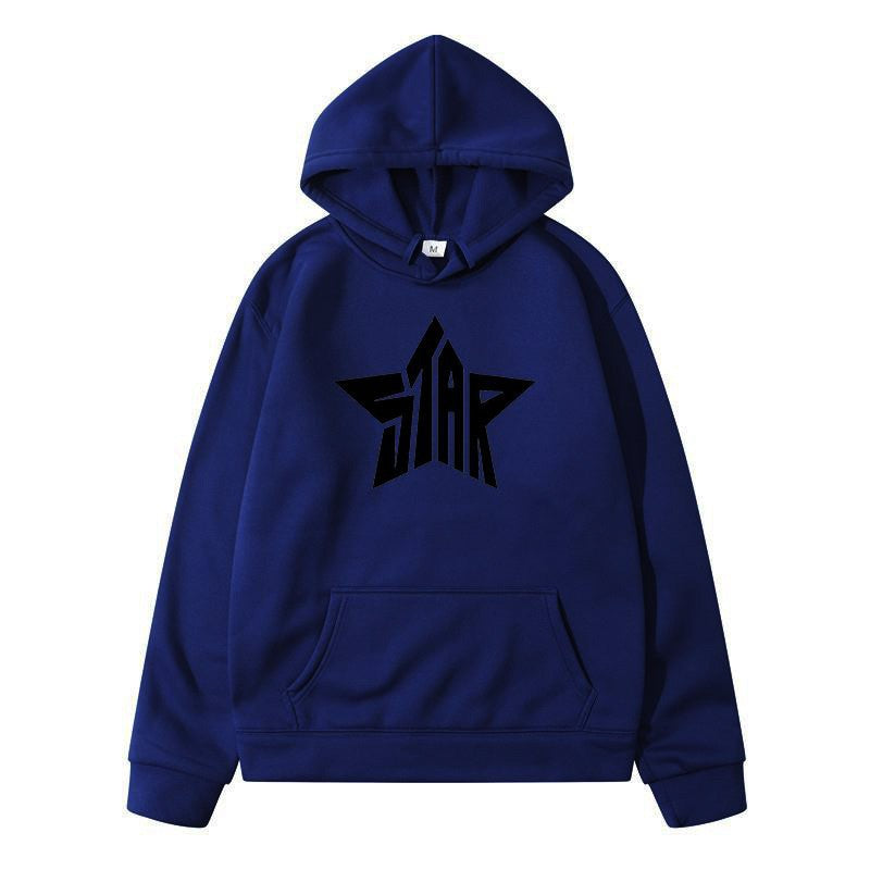 STAR Men's Sport Hoodie Casual Y2K Sweatshirt