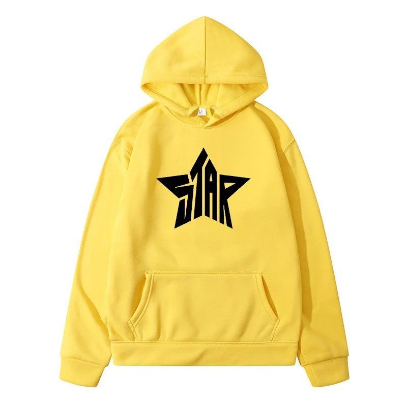 STAR Men's Sport Hoodie Casual Y2K Sweatshirt