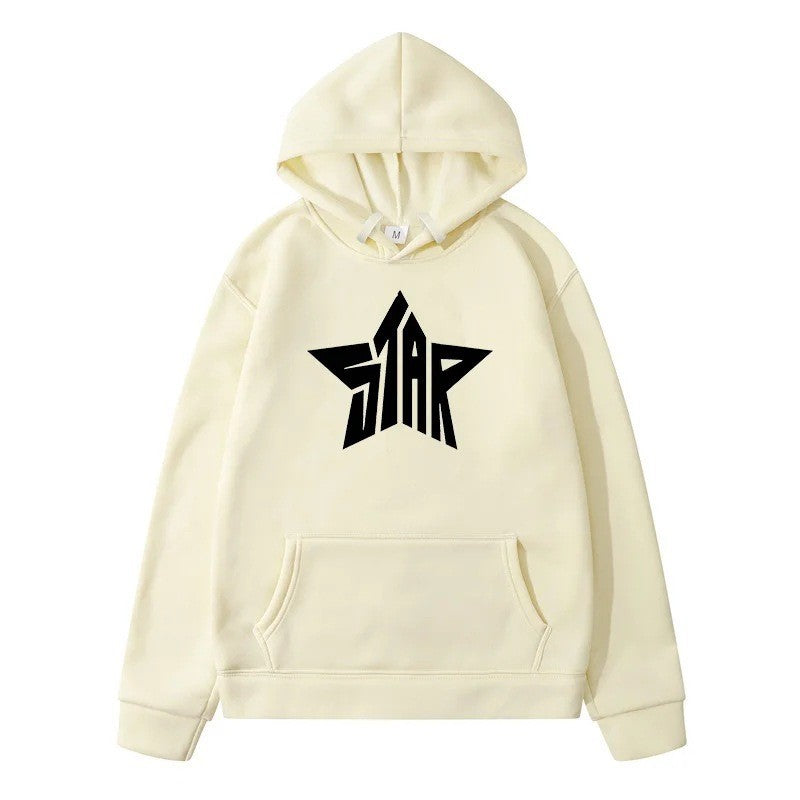 STAR Men's Sport Hoodie Casual Y2K Sweatshirt